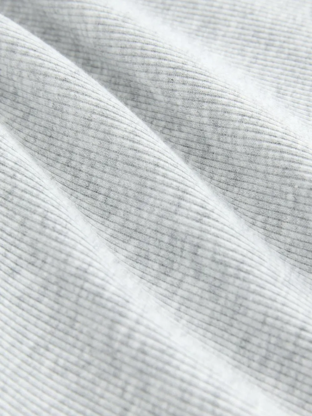 self. Grey Fitted Rib T-Shirt^Women Loungewear