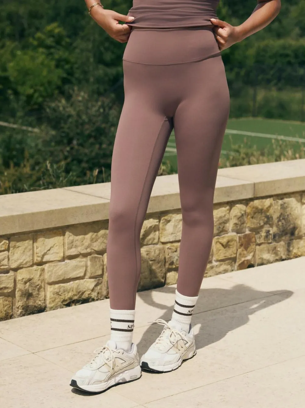 Hot self. Peppercorn Brown High Waist Leggings