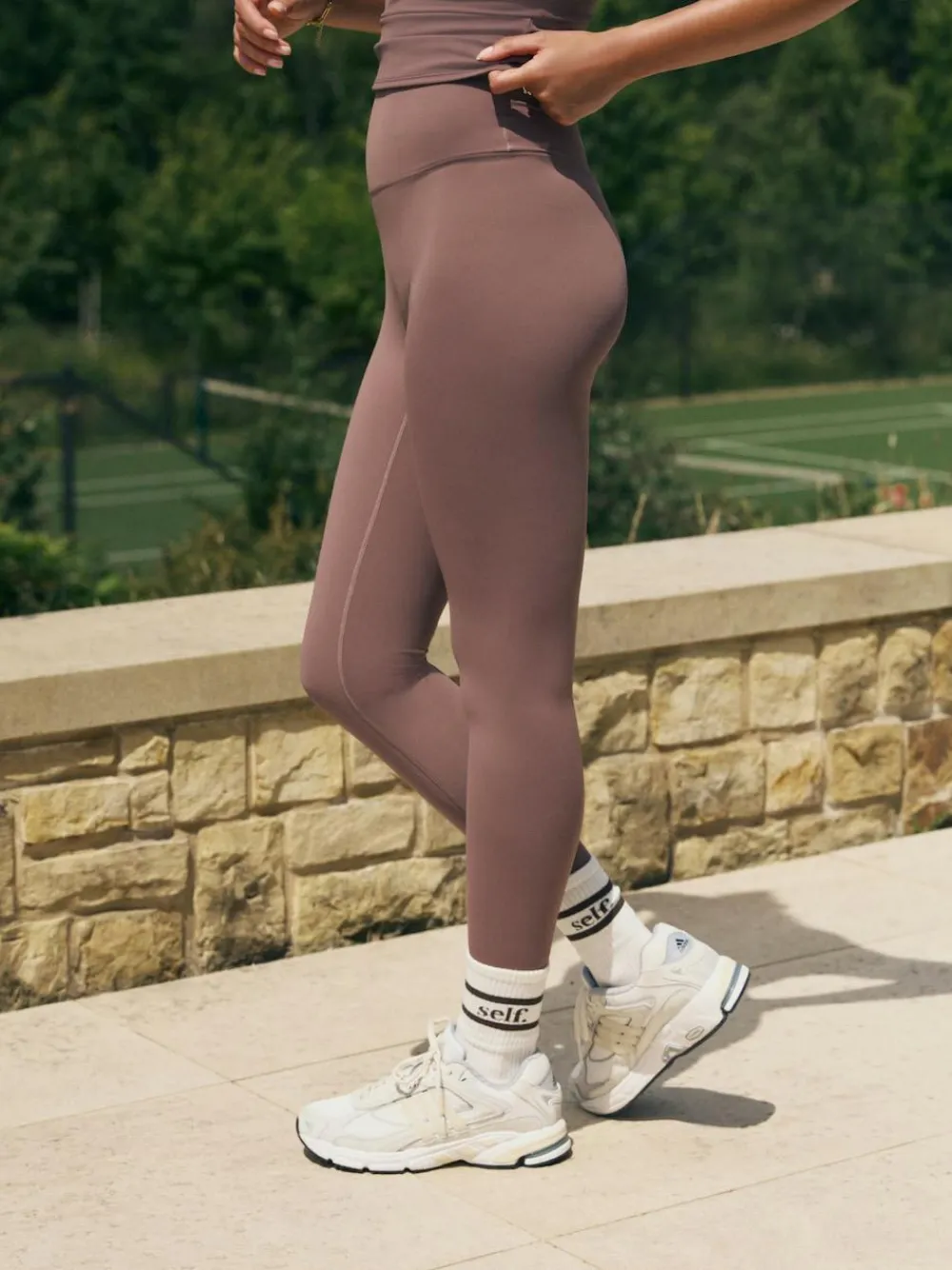 Hot self. Peppercorn Brown High Waist Leggings