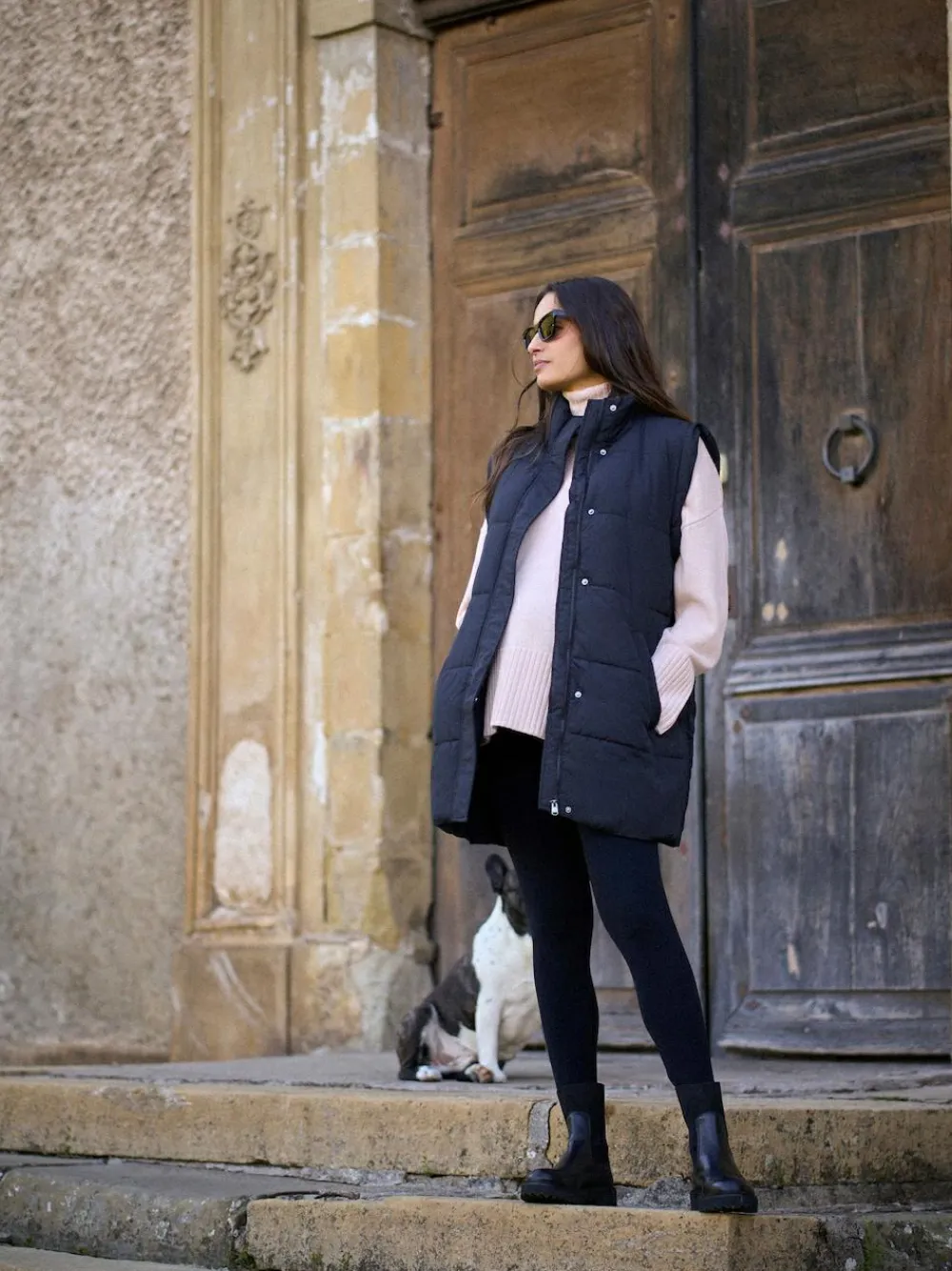 New Seraphine Black 3-In-1 Maternity & Babywearing Gilet