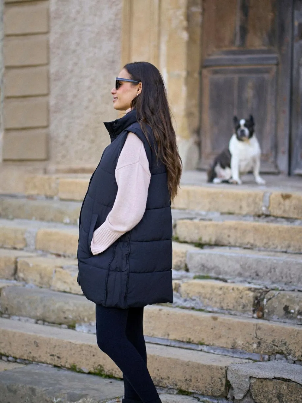 New Seraphine Black 3-In-1 Maternity & Babywearing Gilet