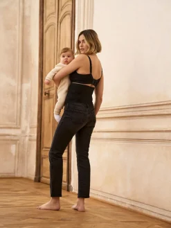 Seraphine Black Tall Premium Organic Post Maternity Support Jeans^Women Jeans|Jeans
