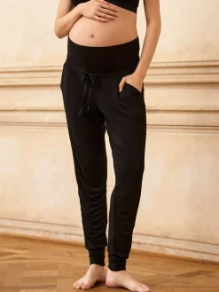 Seraphine Charcoal Grey & Black Maternity Loungewear Trousers 2 Pack^Women Nightwear|Leggings & Sweatpants