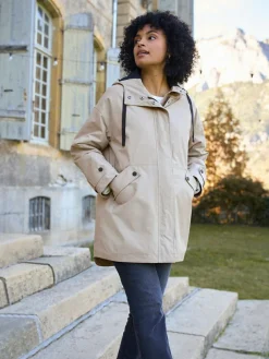 Discount Seraphine 3-In-1 Maternity & Babywearing Raincoat Taupe Grey