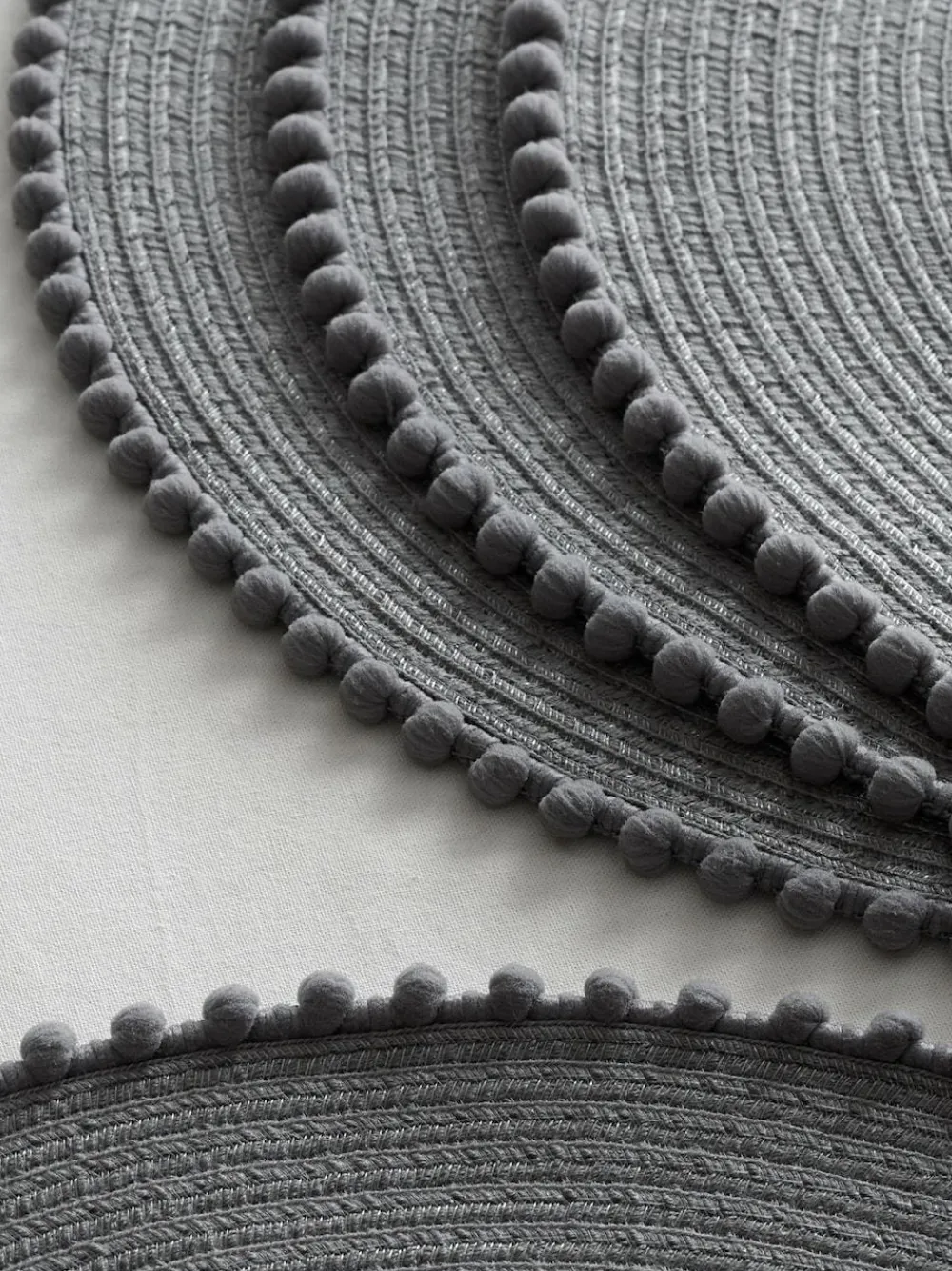 Next Set of 4 Pom Pom Placemats^ Table Linen, Placemats & Coasters