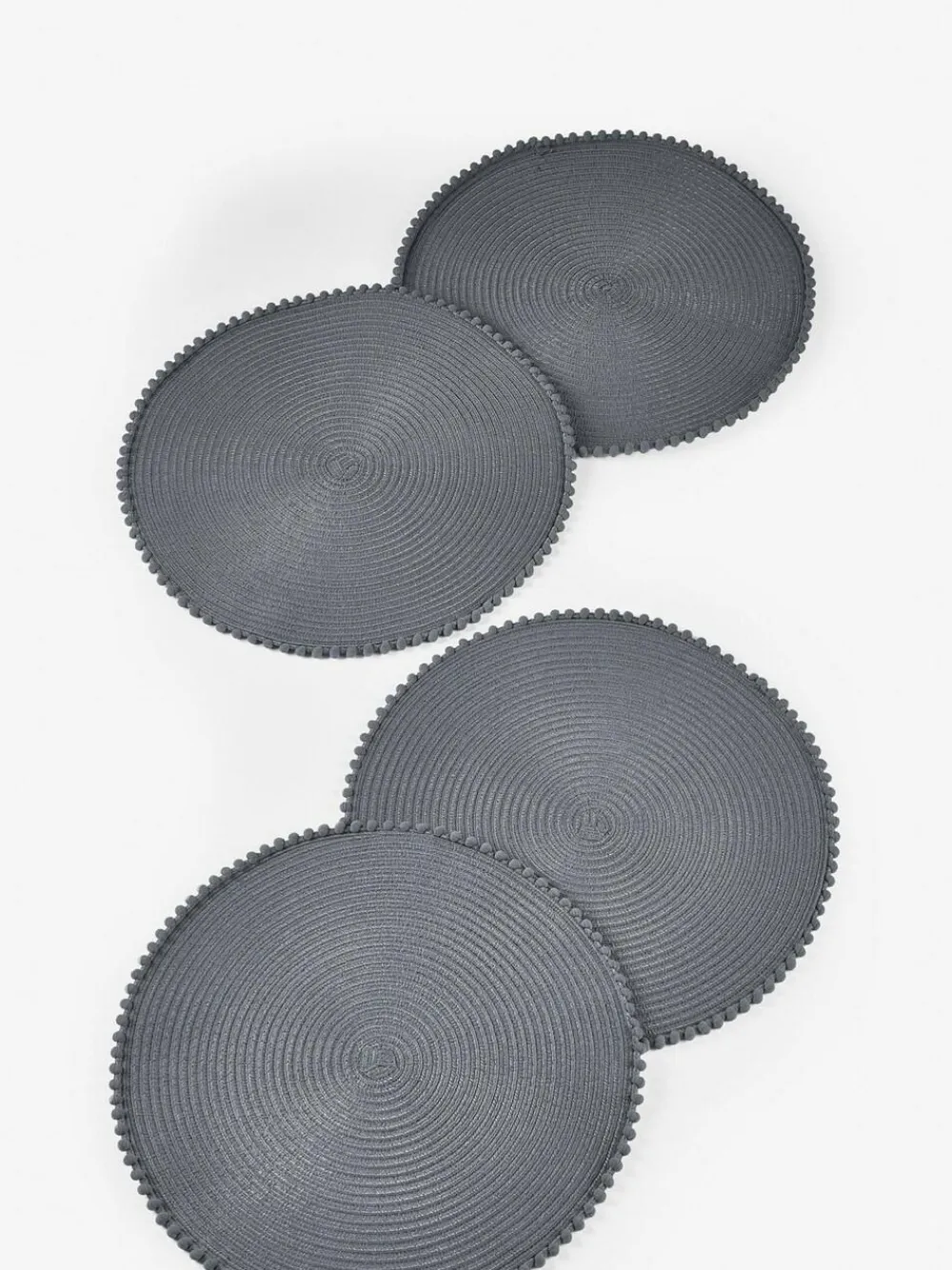 Next Set of 4 Pom Pom Placemats^ Table Linen, Placemats & Coasters