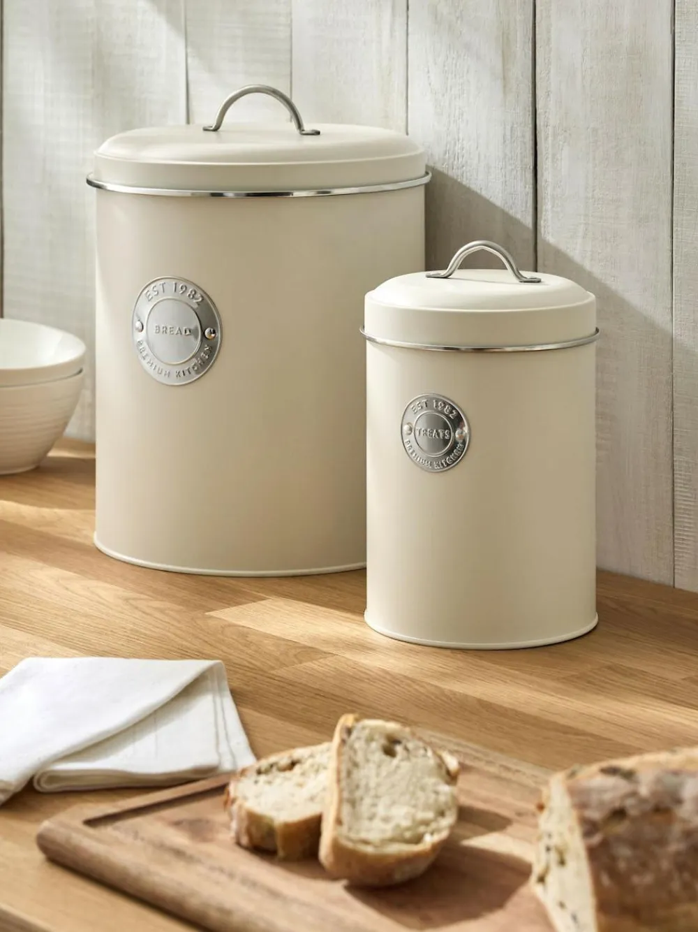 Next Set of 3 Badge Set of 2 Storage Jars^ Storage & Organisation