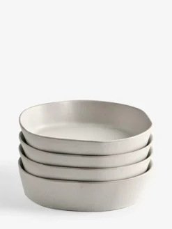 Clearance Next Set of 4 Natural Lana Set of 4 Pasta Bowls
