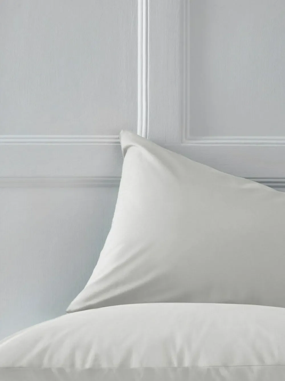 Next Set of 2 Silver Grey Cotton Rich Pillowcases^ Bedsheets & Pillow Cases