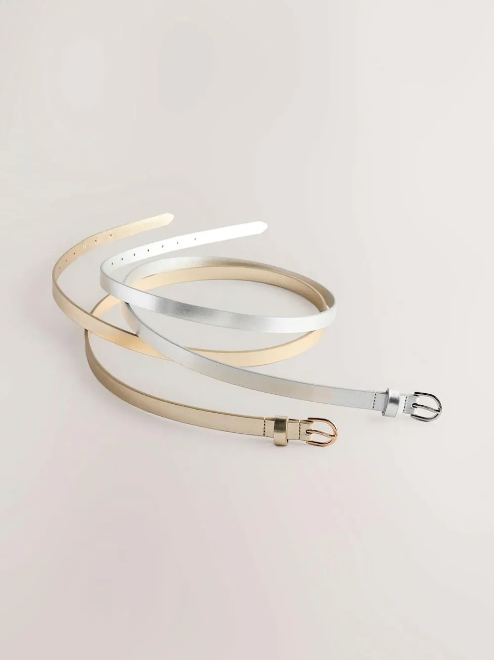 Next PU Skinny Belts 2 Pack^Women Belts