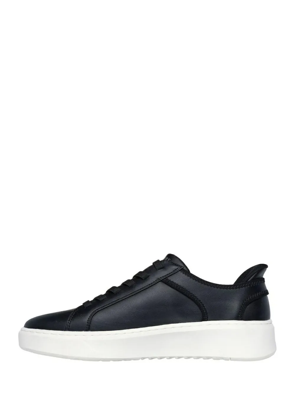 Discount Skechers Court Break Double Vented Slip In Trainers Black