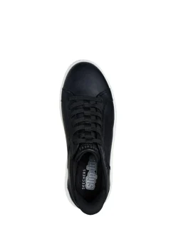 Discount Skechers Court Break Double Vented Slip In Trainers Black