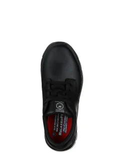 Skechers Black Mens Flex Advantage Fourche Slip Resistant Work Shoes^ Shoes