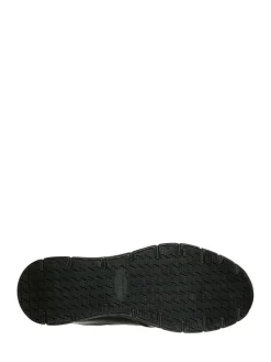 Skechers Black Mens Nampa Groton Resistant Slip On Shoes^ Shoes