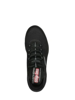 Outlet Skechers Black Summits High Range Trainers