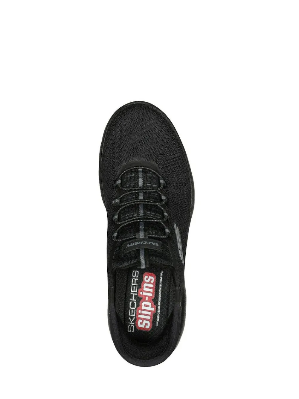 Outlet Skechers Black Summits High Range Trainers