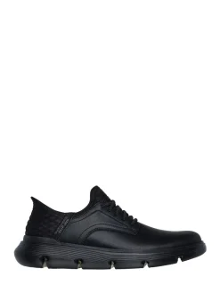 Skechers Wide Fit Mens Garza Slip In Trainers^ Shoes
