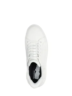 Outlet Skechers Court Break Double Vented Slip In Trainers White