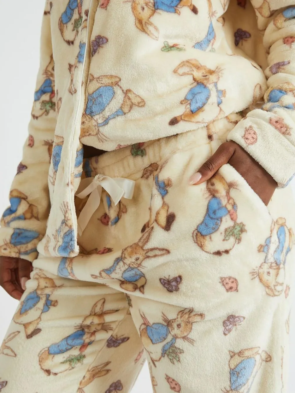 Best Skinnydip White Peter Rabbit x Fleece Pyjamas Set