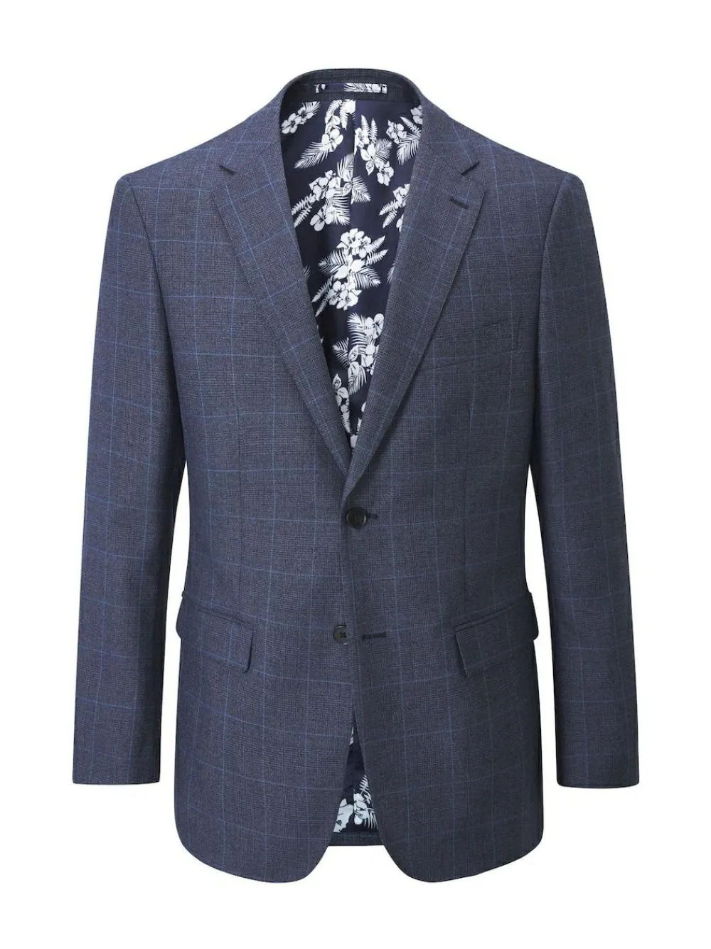 Skopes Slim Fit Anello Check Suit Jacket^ Blue Suits