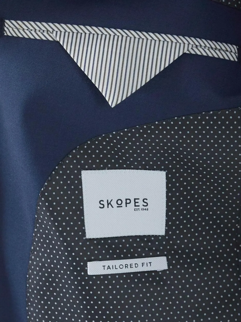 Skopes Blue Tailored Fit Wool Blend Joss Suit Jacket^ Blue Suits
