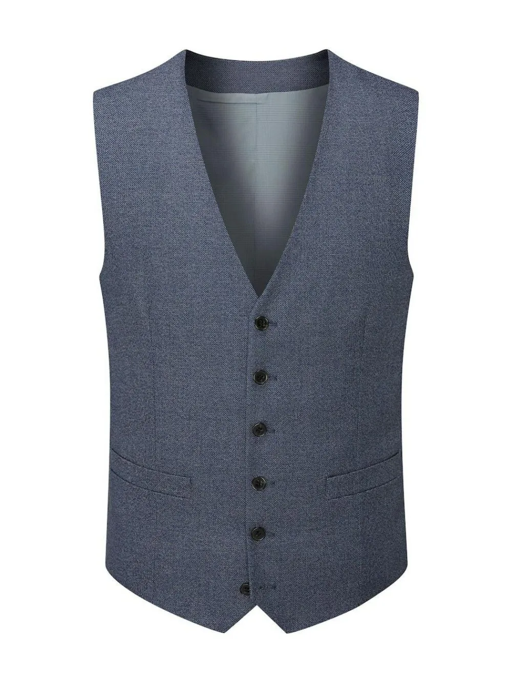 Skopes Dark Grey Single Breasted Harcourt Single Breasted Tailored Fit Suit Waistcoat^ Vests