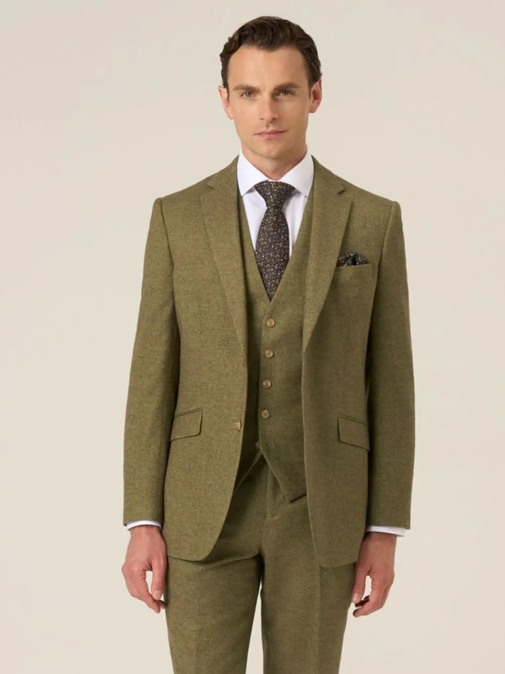 Skopes Fox Tailored Fit Textured Suit Jacket^ Suits & Tuxedos