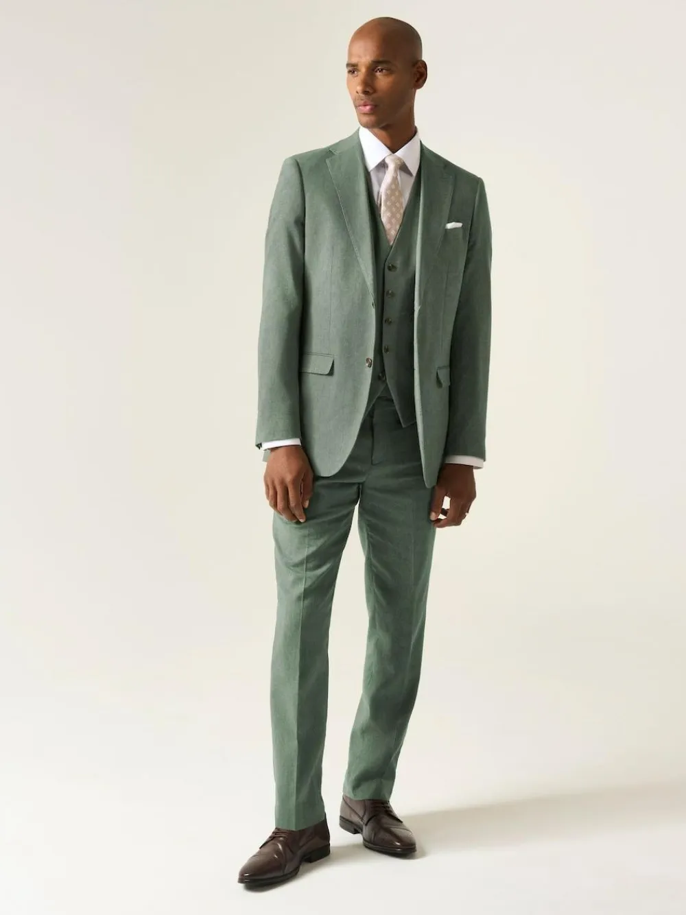 Skopes Tailored Fit Calvados Linen Blend Suit Jacket^ Suits & Tuxedos