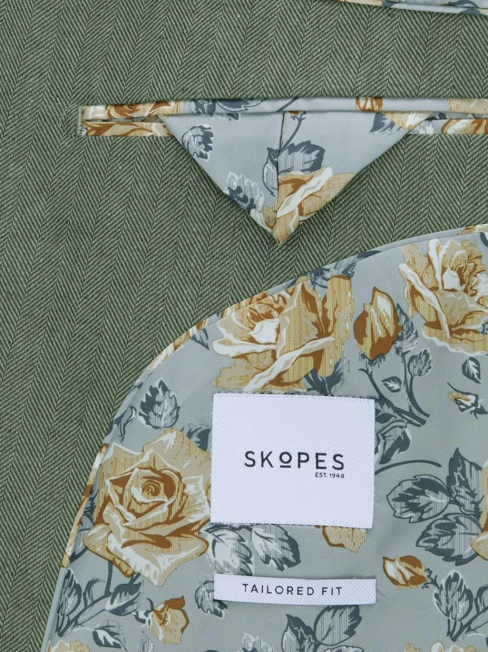 Skopes Tailored Fit Calvados Linen Blend Suit Jacket^ Suits & Tuxedos