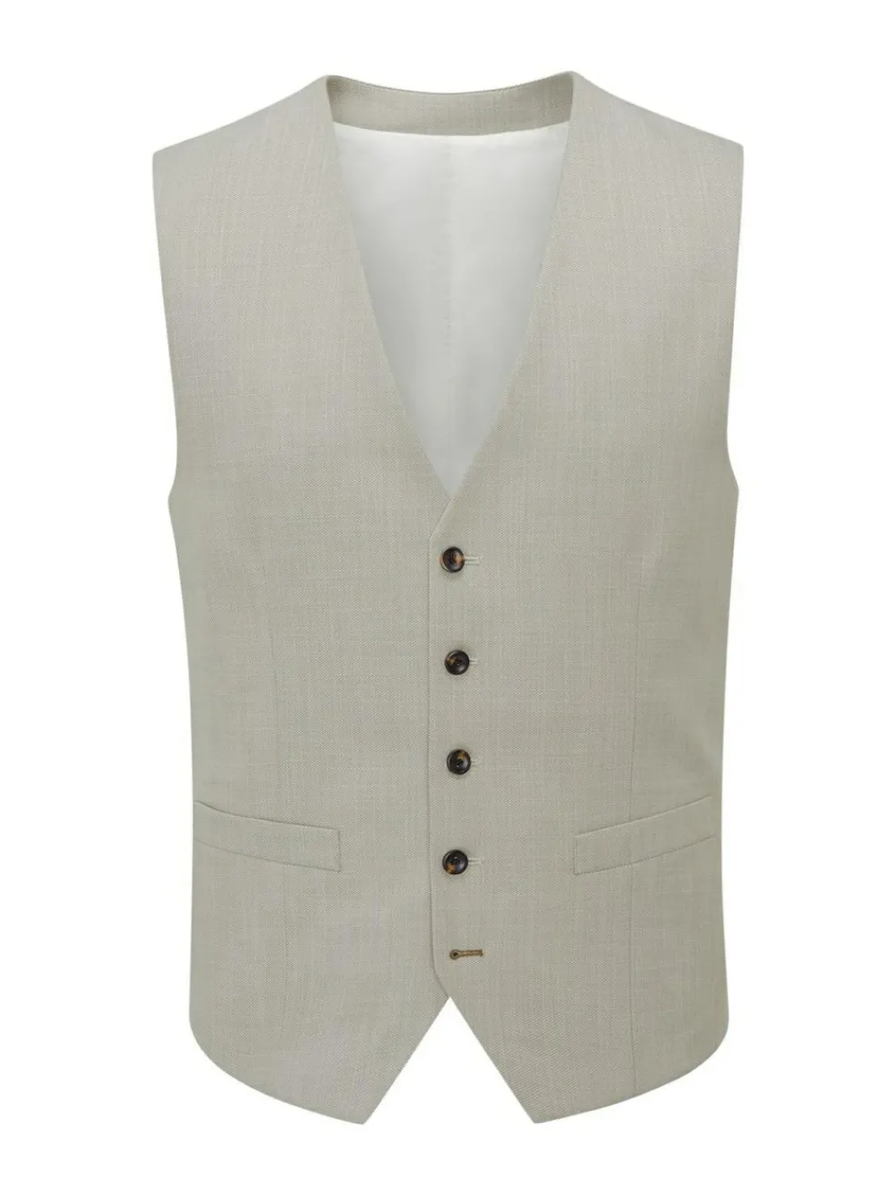 Clearance Skopes Redding Tailored Fit Suit Waistcoat Natural