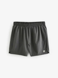 New Next 5 Inch Active Gym Sports Shorts Slate Grey