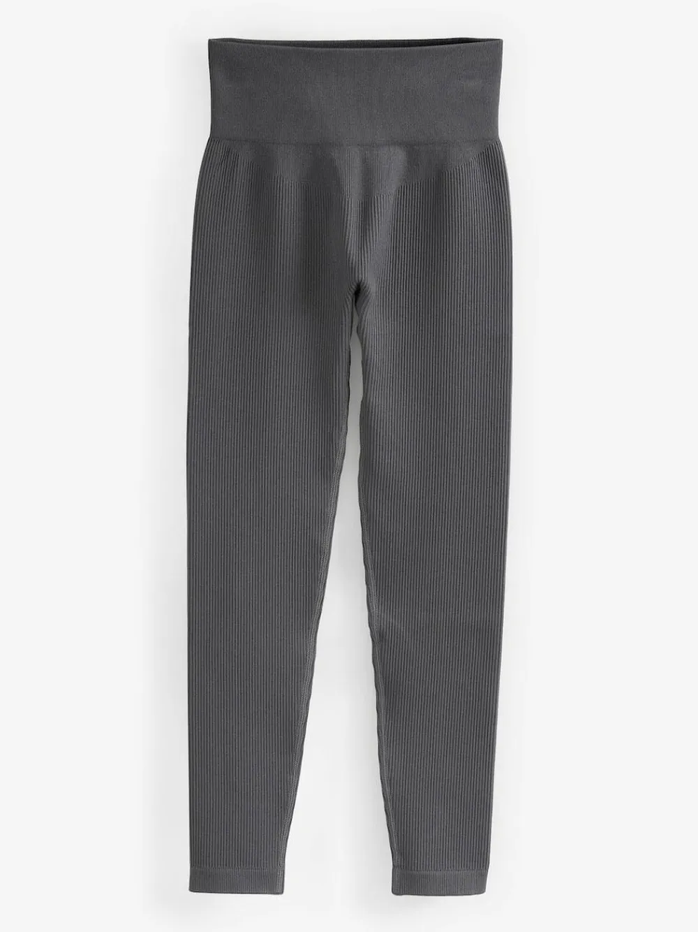Next Slate Grey Ribbed Seamless High Waist Leggings^Women Sportswear|Leggings & Sweatpants
