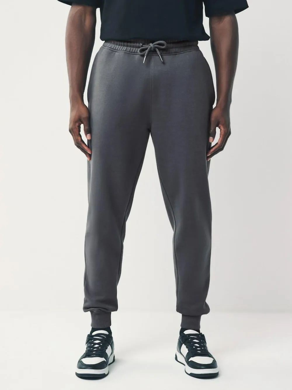 Online Next Slim Fit Slim Fit Brushback Heavyweight Joggers Slate Grey