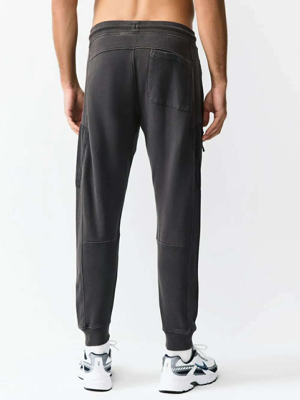 Outlet Next Slim Fit Utility Brushback Heavyweight 2 Pack Cargo Joggers Slate Grey/Navy Blue