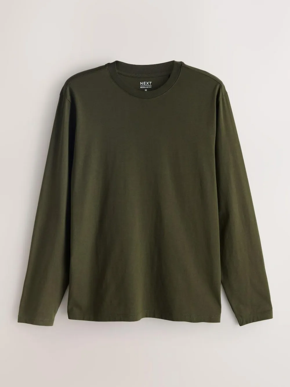 Next Regular Fit Regular Fit Long Sleeve 100% Cotton T-Shirts 5 Pack^ Nightwear|Tops & T-Shirts