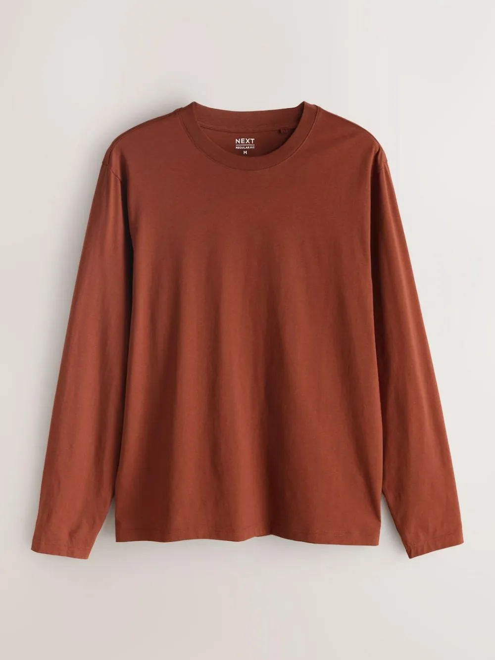Next Regular Fit Regular Fit Long Sleeve 100% Cotton T-Shirts 5 Pack^ Nightwear|Tops & T-Shirts
