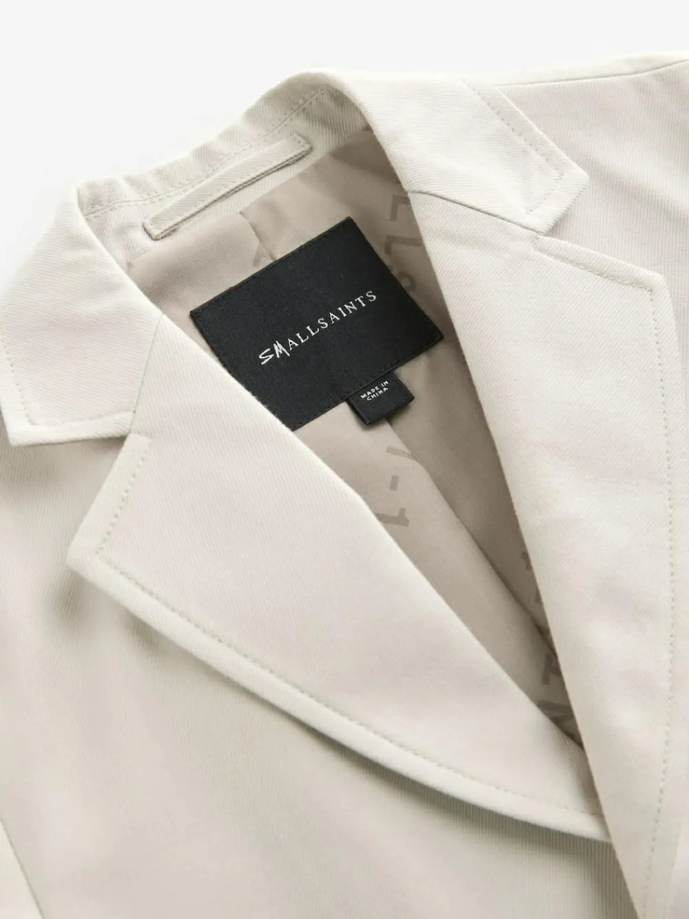 smALLSAINTS Beige Boys Relaxed Fit Sainte Suit Jacket^BOY Suits & Vest