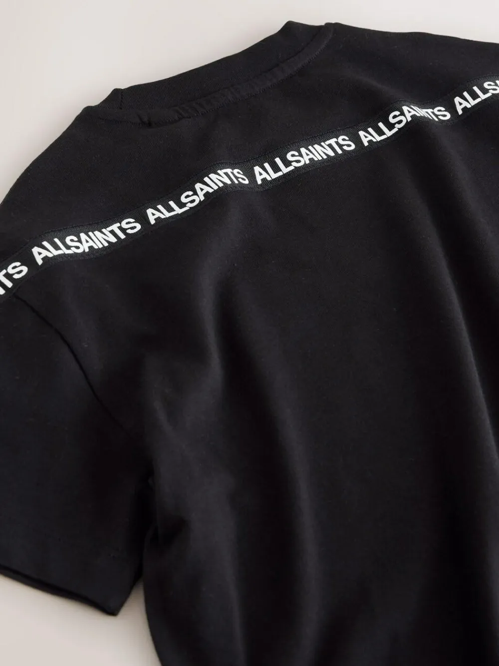 Outlet smALLSAINTS Black Logo Tape T-Shirt and Sweat Shorts Set