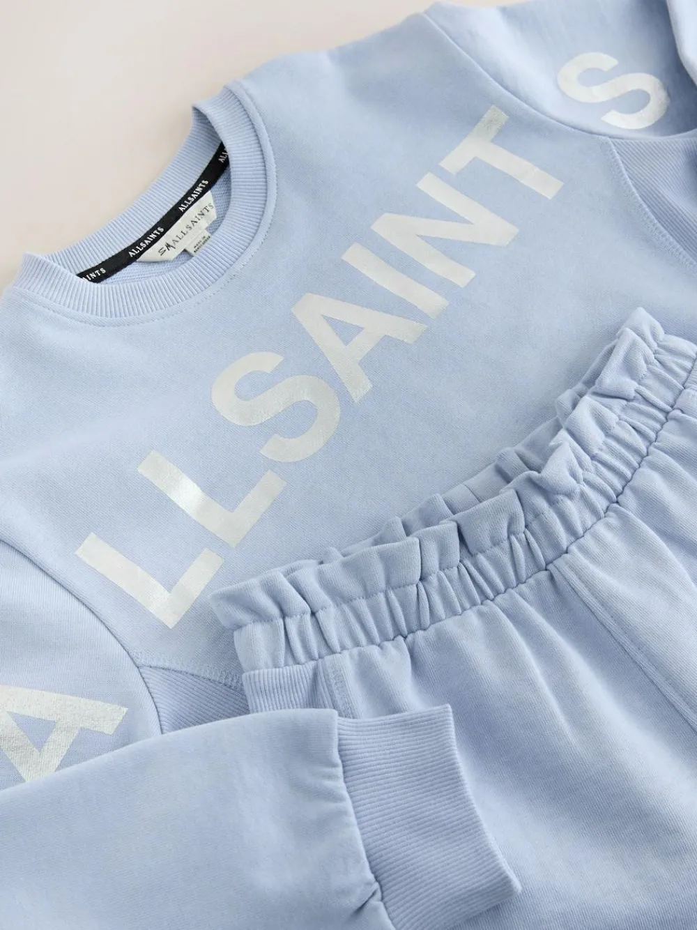 Best smALLSAINTS Blue Biggy Sweatshirt and Sweat Shorts Set