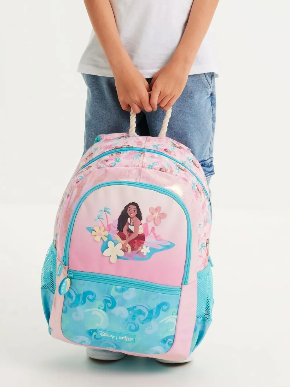 Smiggle Pink Moana Print Classic Backpack^ Bags