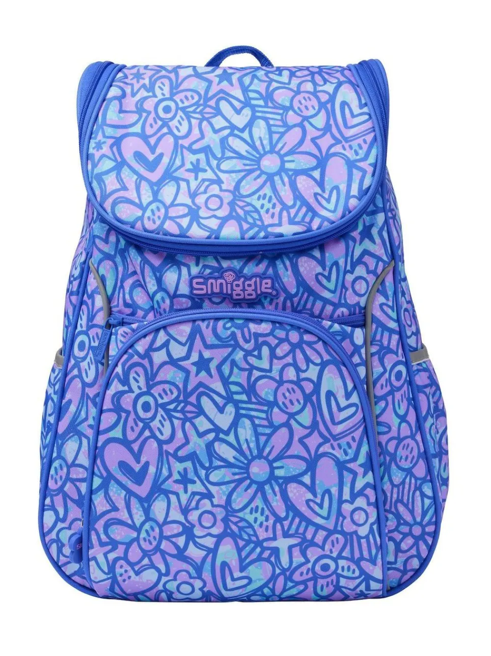 Sale Smiggle Surreal Access Backpack Sky Blue