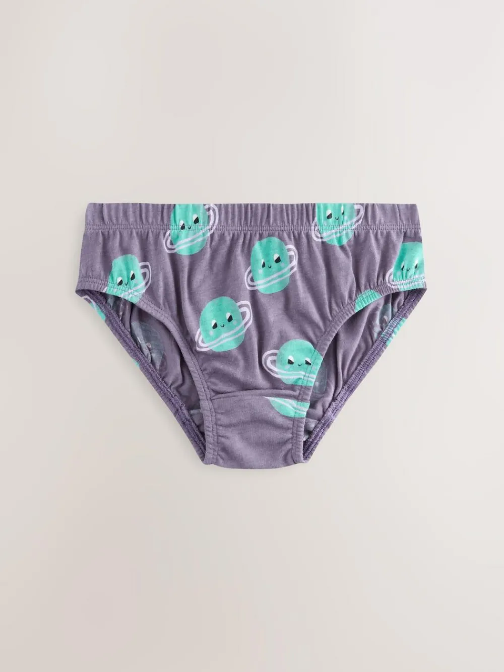 New Next 100% Cotton Printed Briefs 5 Pack (1.5-10yrs) Space Print