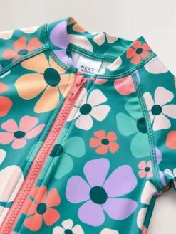 Next Stampy Floral Sunsafe Swimsuit (3mths-10yrs)^ Swimwear|Swimwear