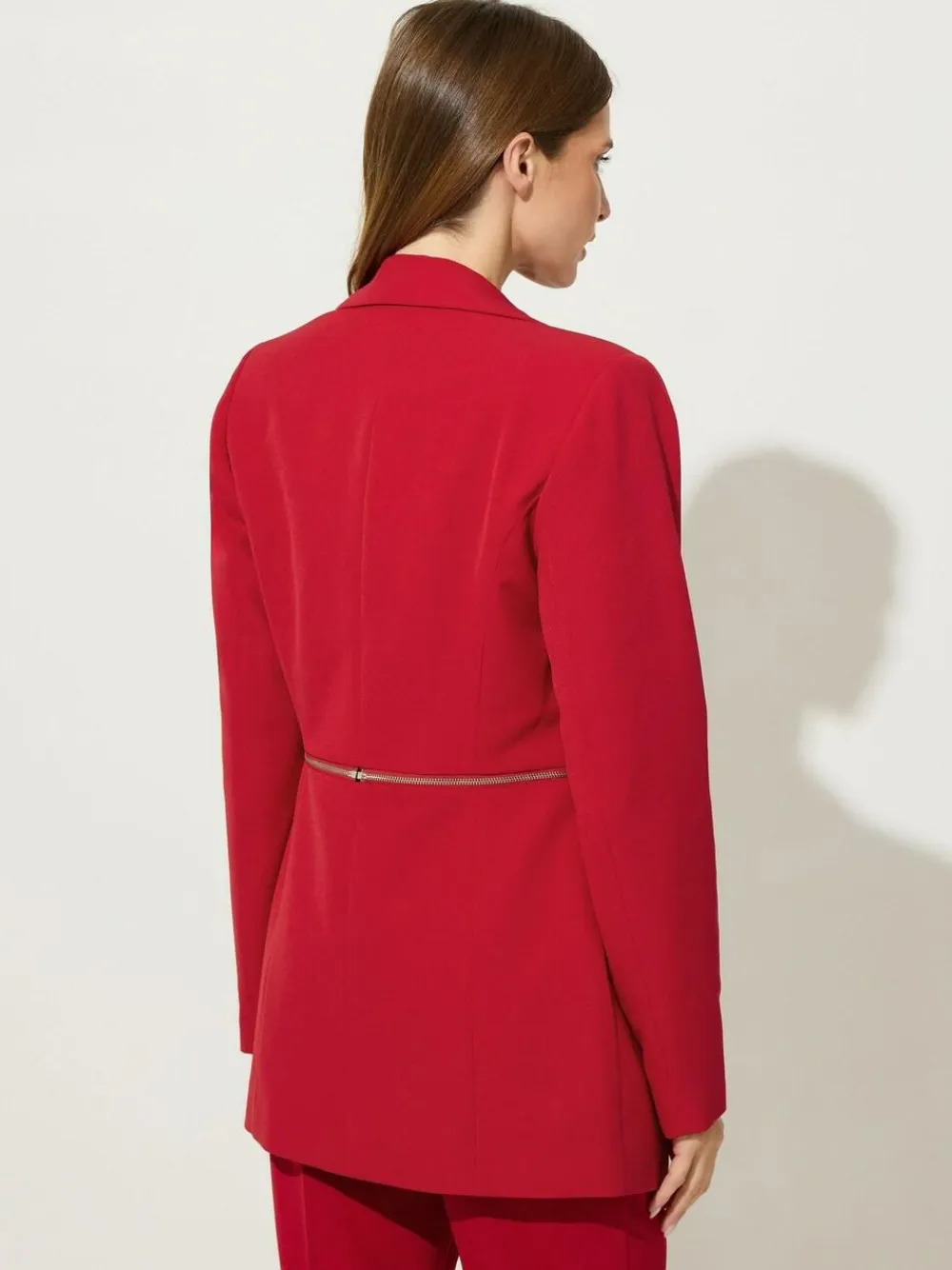 Star by Julien MacDonald Red Zip Waist 2 In 1 Jacket^Women Blazers