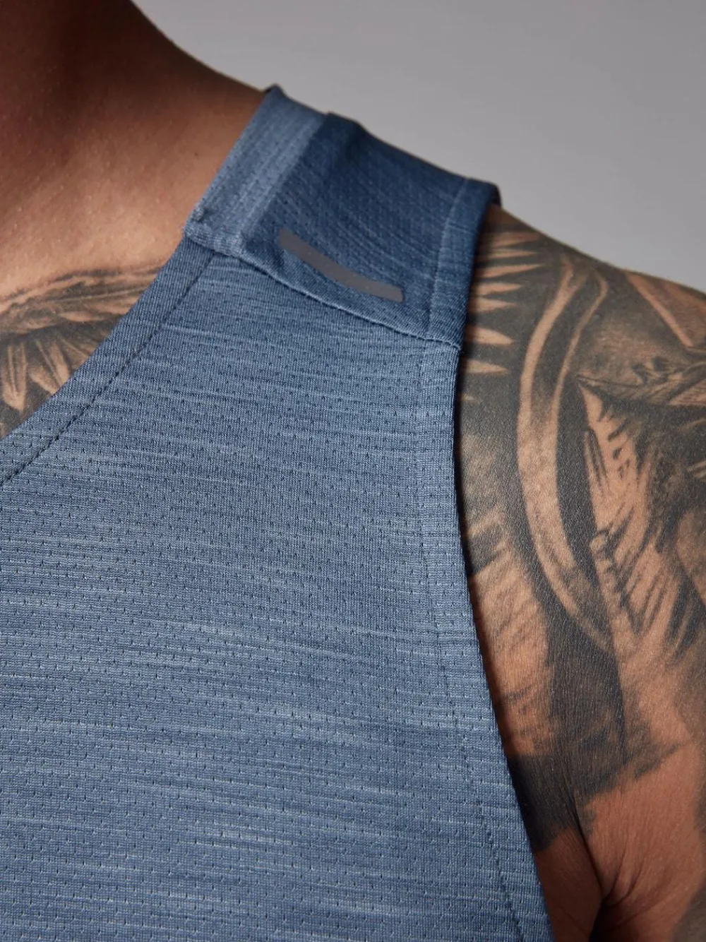New Next Vest Active Gym Training Top Steel Blue