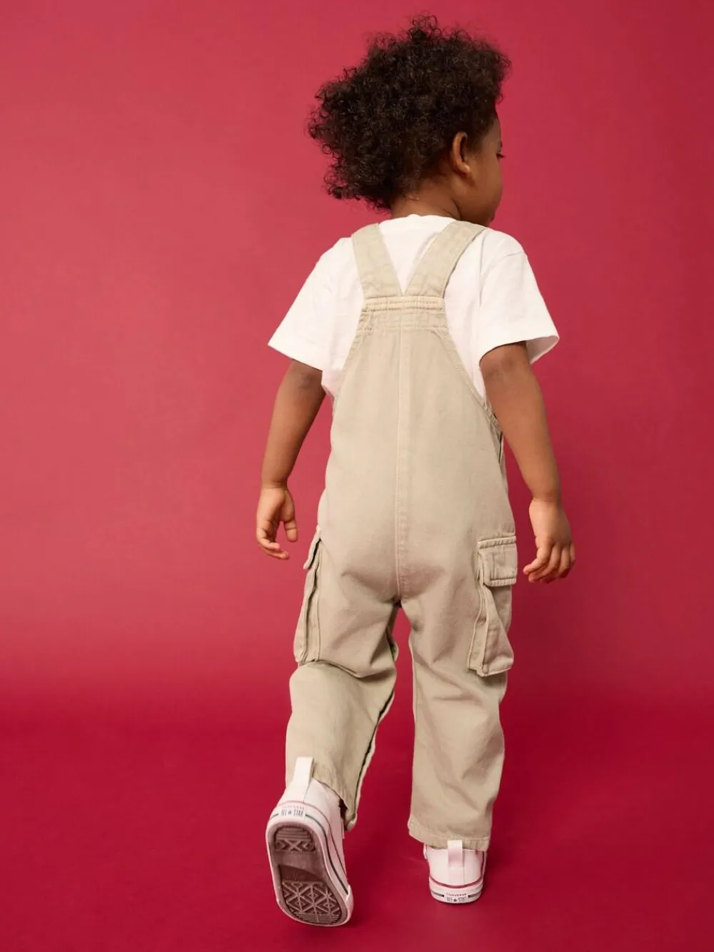 Next Stone Cargo 100% Cotton Dungarees (3mths-7yrs)^BOY Dungarees