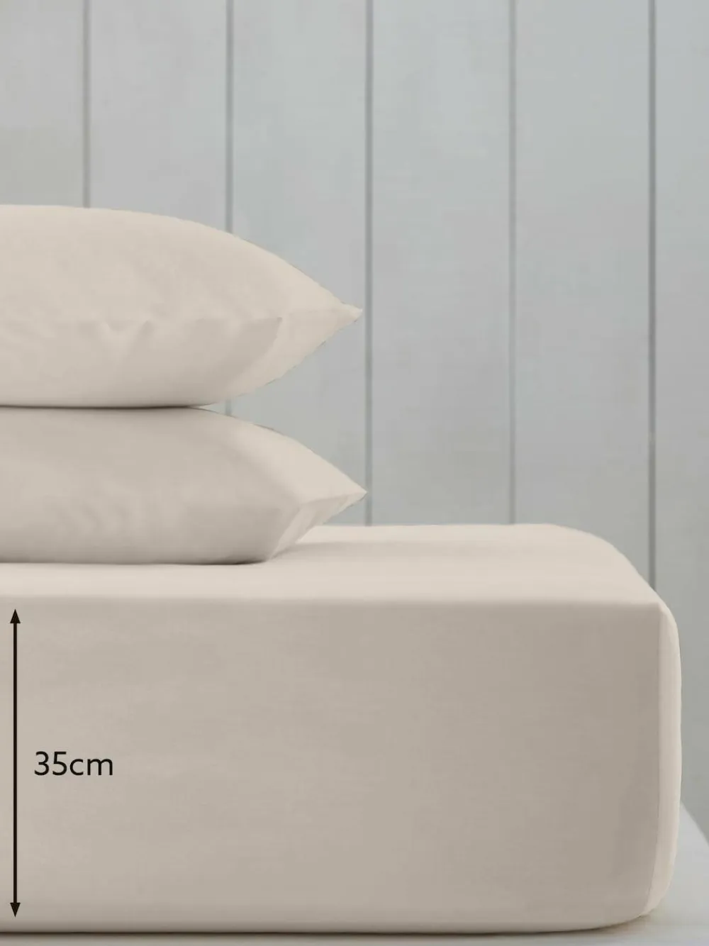 Next Stone Cotton Rich Deep Fitted Bed Sheet^ Bedsheets & Pillow Cases