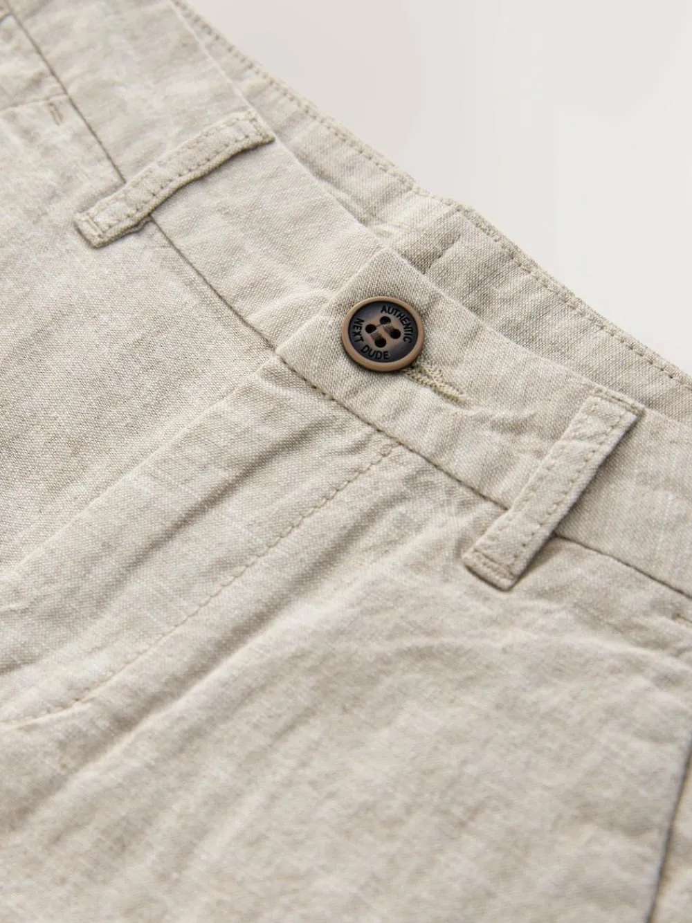 Next Stone Regular Fit Chino Linen Shorts (3-16yrs)^BOY Shorts