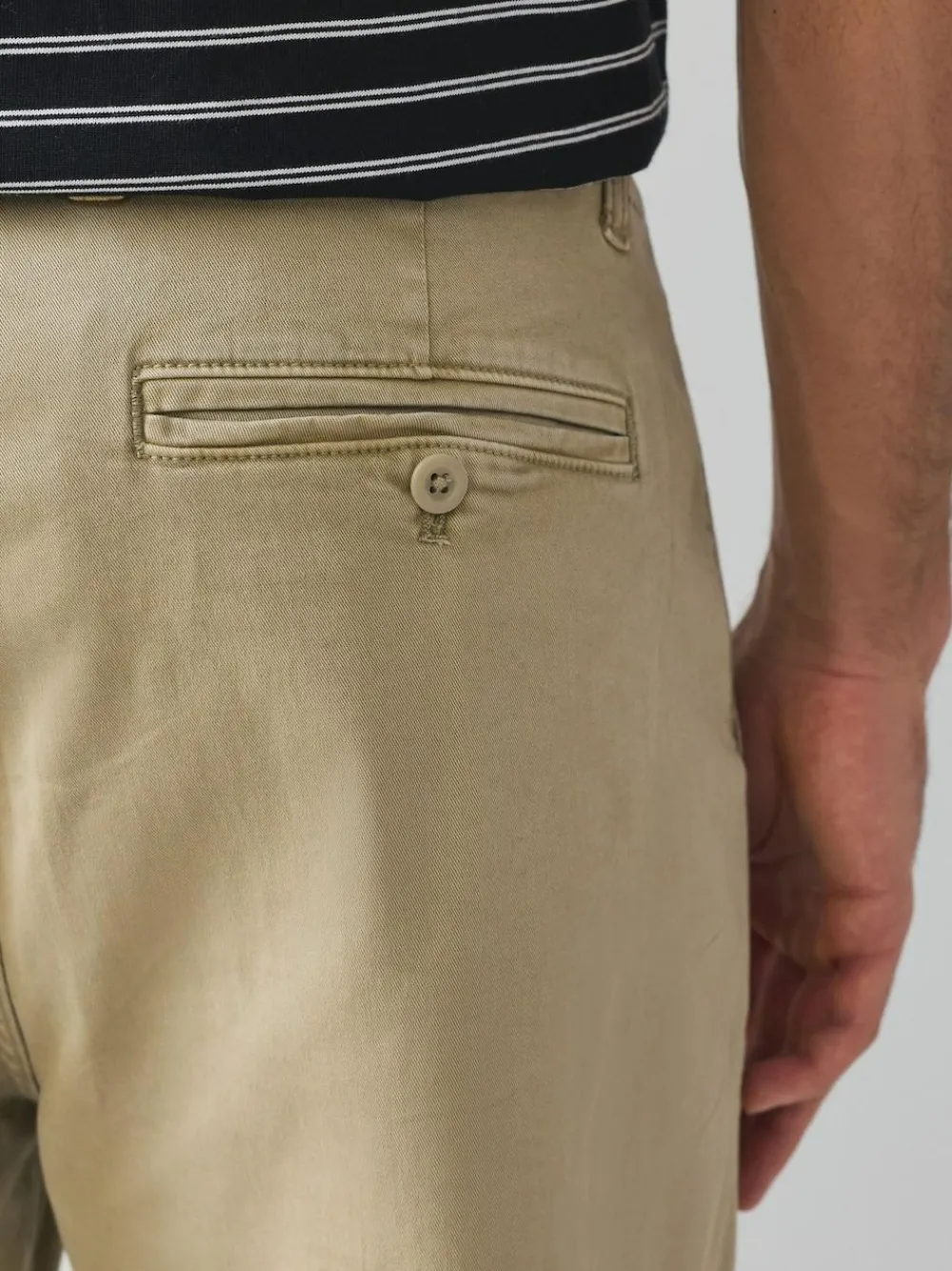 Outlet Next Regular Tapered Fit Authentic Sunbleached Trousers Stone