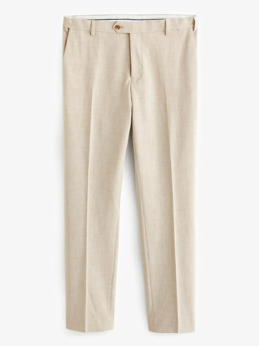 New Next Slim Fit Motionflex Stretch Suit Trousers Stone